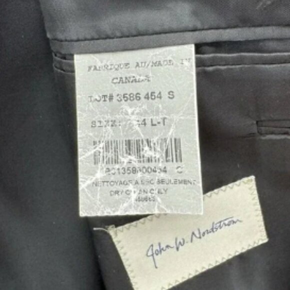 John W Nordstrom x Loro Piana Black 100% Cashmere 2-Btn Blazer Jacket 44L‎ - Picture 9 of 11